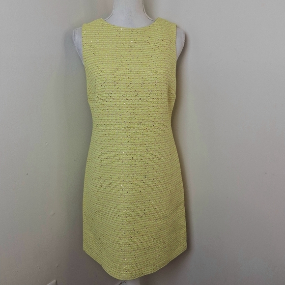 Alice + Olivia Clyde Sequined Tweed Mini Dress Size 6 NWT - Picture 12 of 13